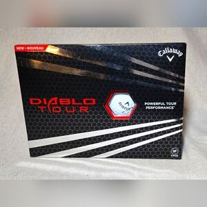 New Box Of 12 Callaway Diablo Tour Golf Balls